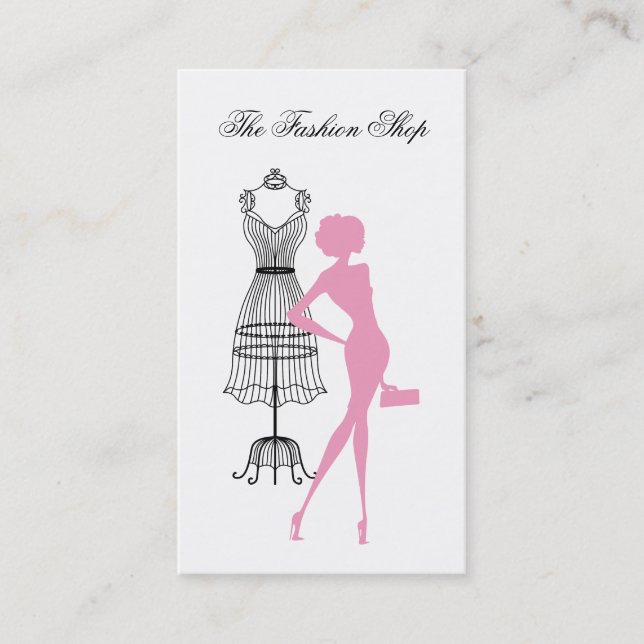 Carte de visite De Mode Et De Style (Devant)