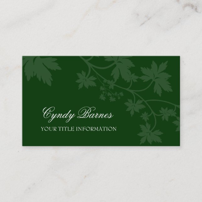 Carte de visite de Motif de couleur (Devant)