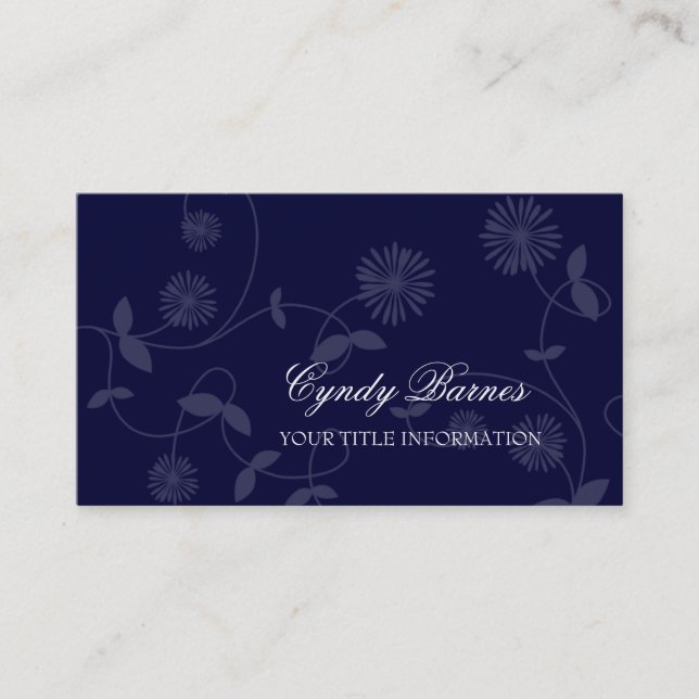 Carte de visite de Motif de couleur (Devant)