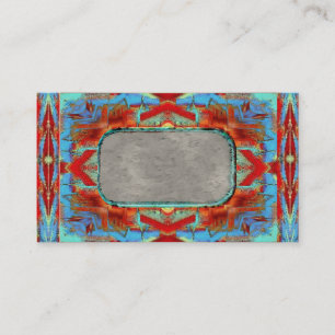 carte de visite de natif américain