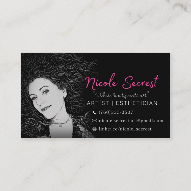 Carte de visite de Nicole S (Devant)