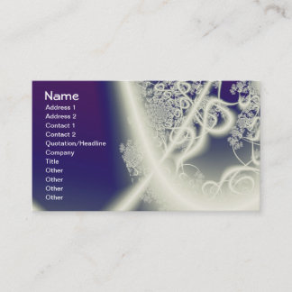 Carte De Visite De nombreuses demeures Art Fractal fin