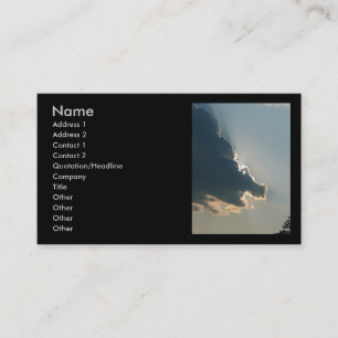 Carte de visite de nuage d'hippopotame