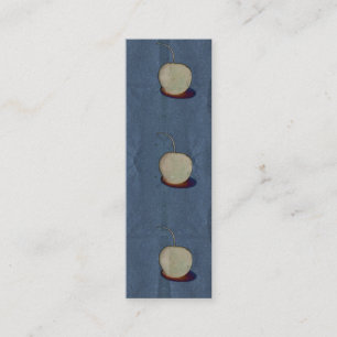 carte de visite de papier de cerise