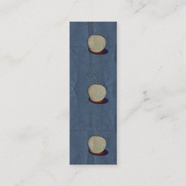 carte de visite de papier de cerise (Devant)