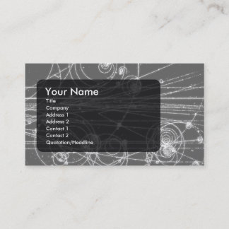 Carte de visite de particules