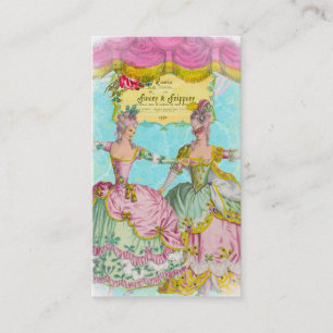 Carte de visite de parure et de colifichets de