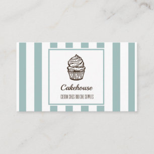 Carte de visite de pâtisserie à la française