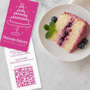 Carte de visite de pâtisserie de gâteau Traiteur Q