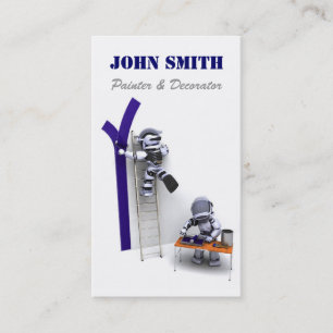 Carte de visite de peintre et de décorateur