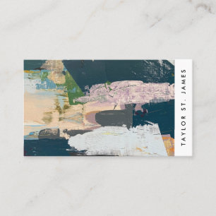 Carte de visite de peinture artiste vintage