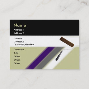 Carte de visite de peinture intérieur