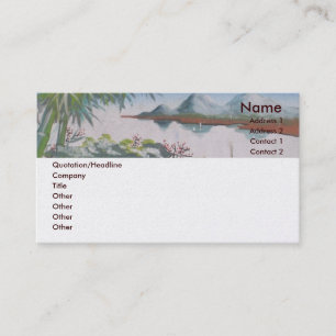 Carte de visite de Pékin