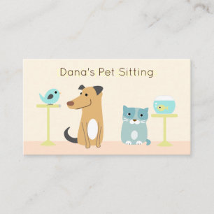Carte de visite de Pet Sitter