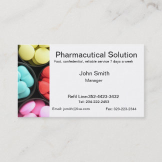 Carte de visite de pharmacie
