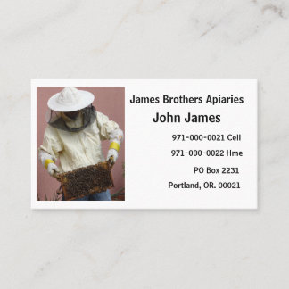 Carte de visite de photo