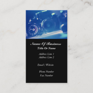 Carte de visite de photographe