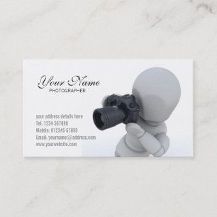 Carte de visite de photographe