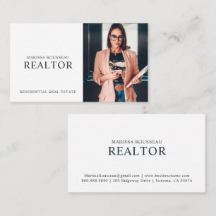 Carte de visite de photographe immobilier pour age