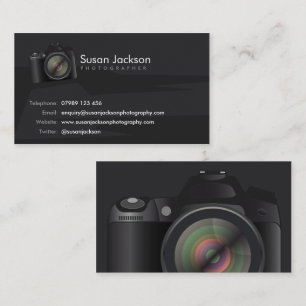 Carte de visite de photographes d'appareil-photo