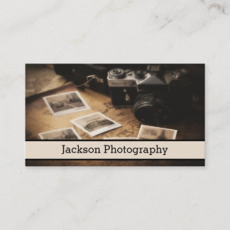 Carte de visite de photographie d'appareil-photo