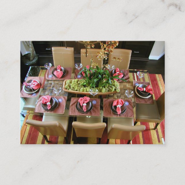 Carte de visite de planificateur de partie (Devant)