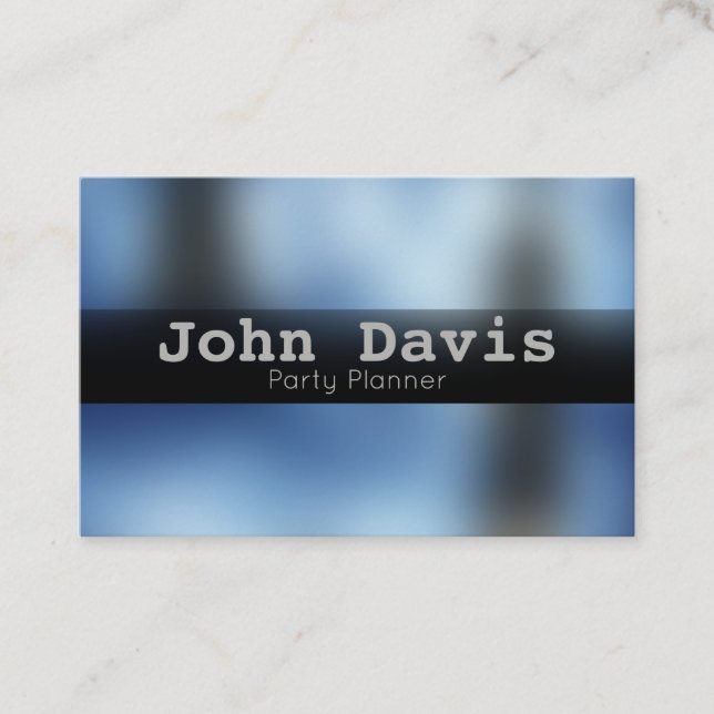 Carte de visite de planification de parti (Devant)