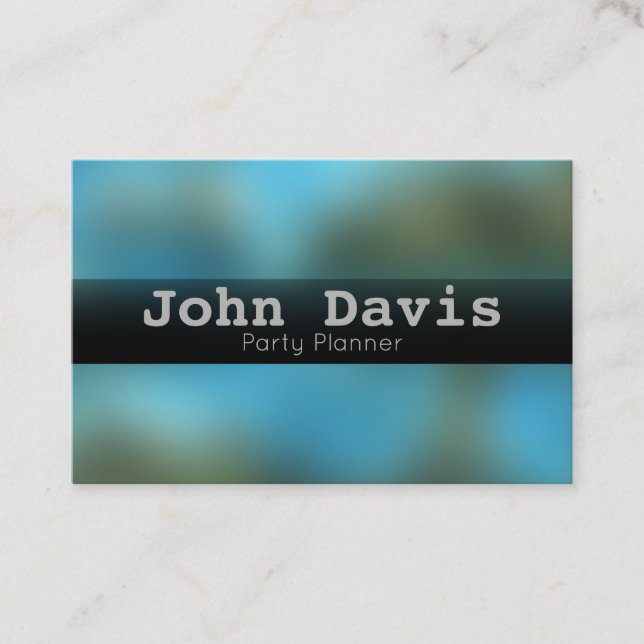 Carte de visite de planification de parti (Devant)