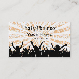 Carte de visite de planification de parti