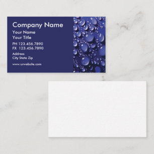 Carte de visite de plomberie