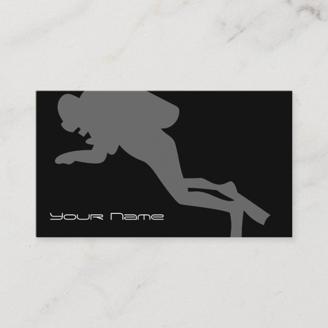 Carte de visite de plongée (Devant)