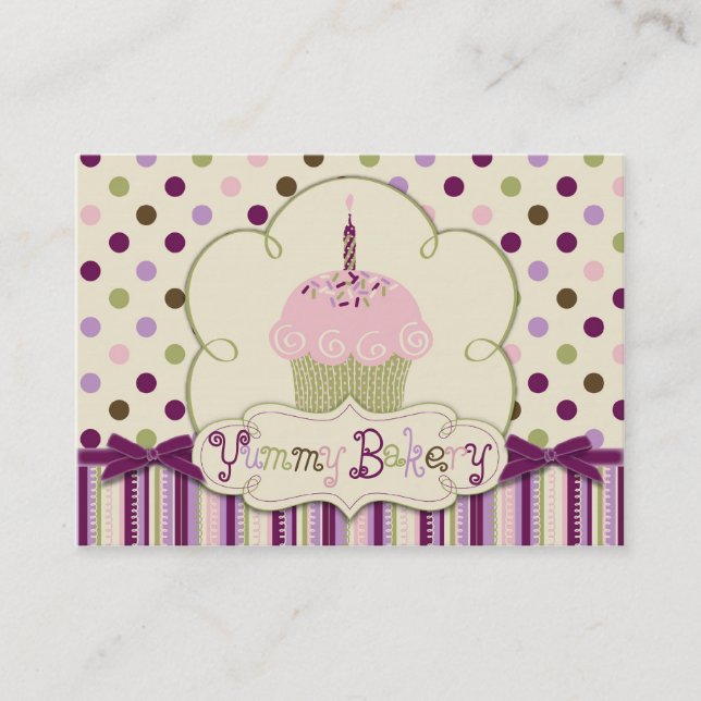 Carte de visite de point de mûre (Devant)