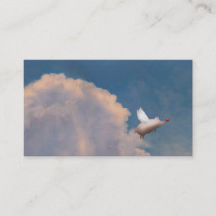 carte de visite de porc de vol