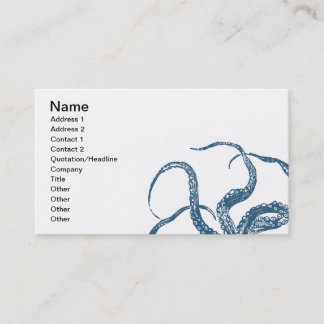 Carte de visite de poulpe