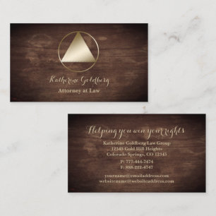 Carte de visite de procureur de la vieille école c