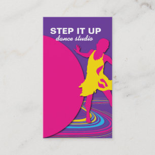 Carte de visite de professeur de danse