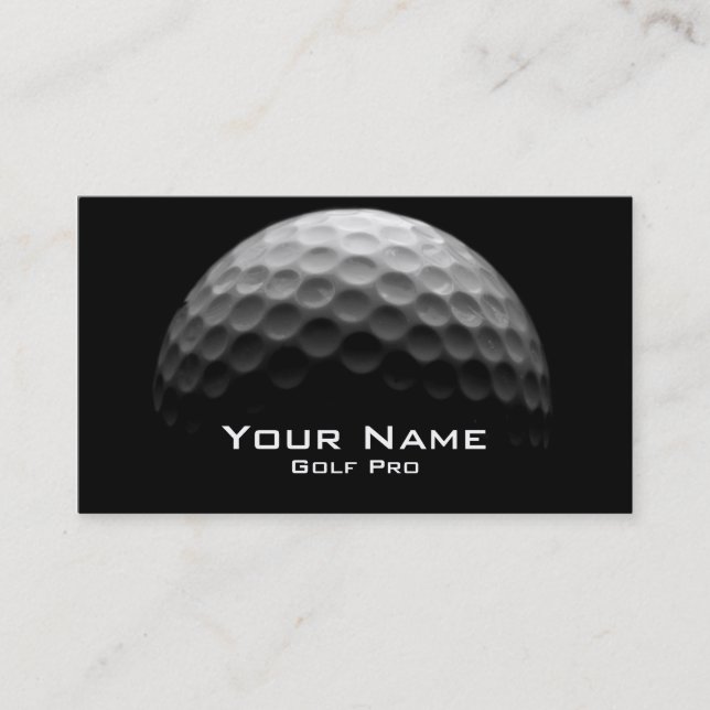 Carte de visite de professionnel de golf (Devant)