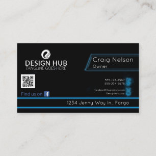 Carte de visite de professionnel de Software