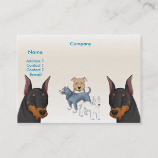 Carte de visite de profil K9