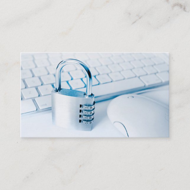 carte de visite de protection de l'ordinateur (Devant)