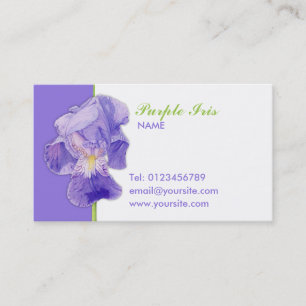 Carte de visite de Purple Iris