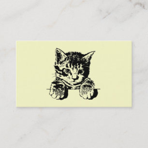 Carte de visite de PURRfection de chat