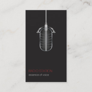 Carte de visite de radiodiffusion