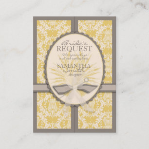 Carte de visite de récolte d'été