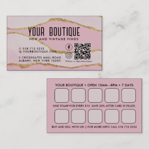 Carte de visite de récompense du code QR de l'âge