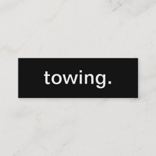 Carte de visite de remorquage