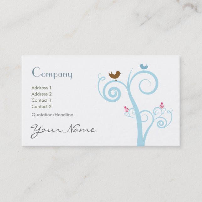 Carte de visite de remous (Devant)