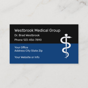 Carte de visite de rendez-vous Médicale au cabine