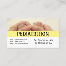 Carte de visite de rendez-vous Médicale pédiatre