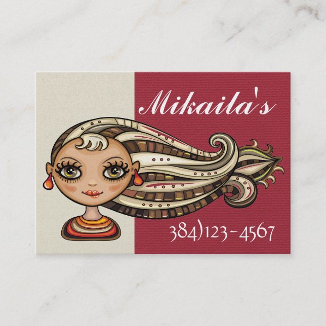 Carte de visite de rendez-vous Société Diva (Devant)